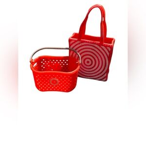 Barbie - Red Target Tote and mini Basket Set